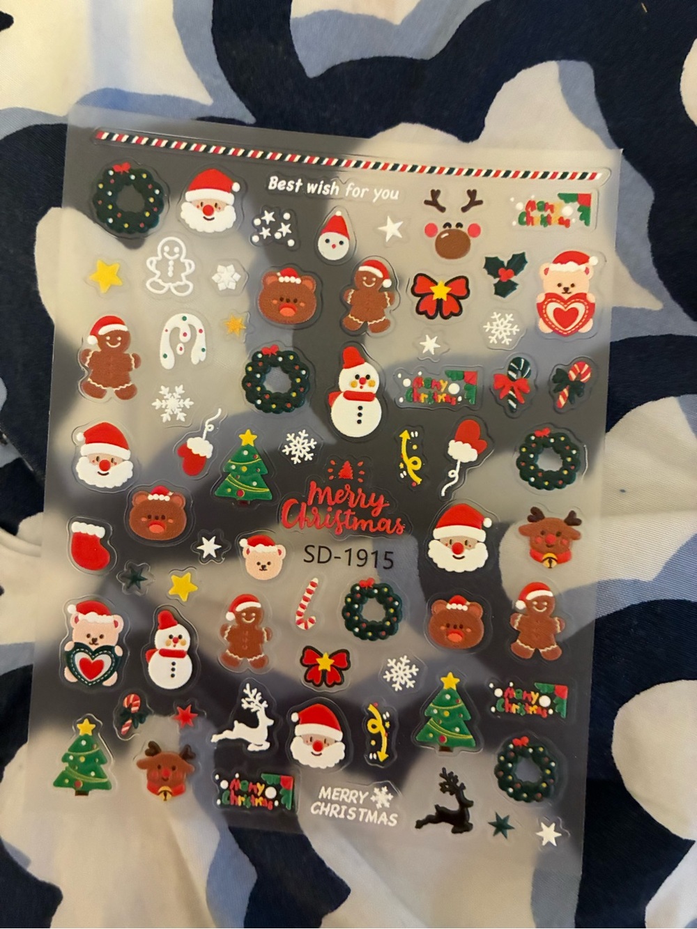 Christmas Nail Stickers - Lot